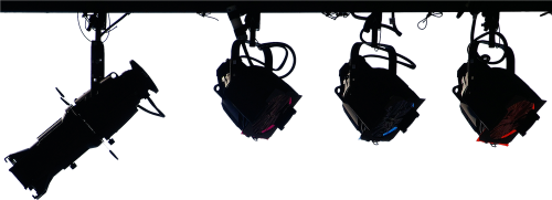 Lights on bar